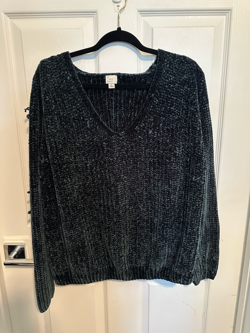 a new day V-Neck Chenille Sweater
